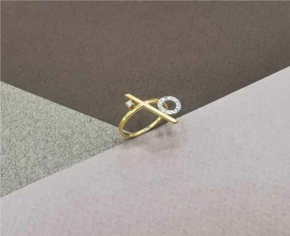 K-Créations - Or bicolore 18 cts | Bague