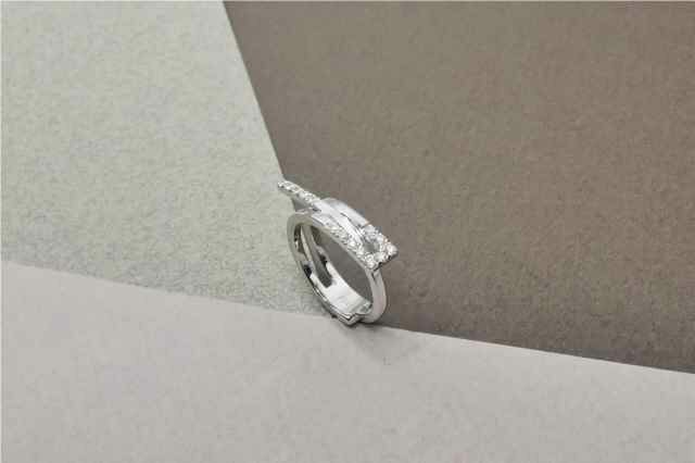 K-Créations - Or blanc 18 cts | Bague
