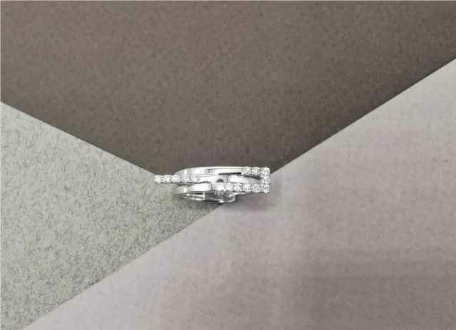 K-Créations - Or blanc 18 cts | Bague