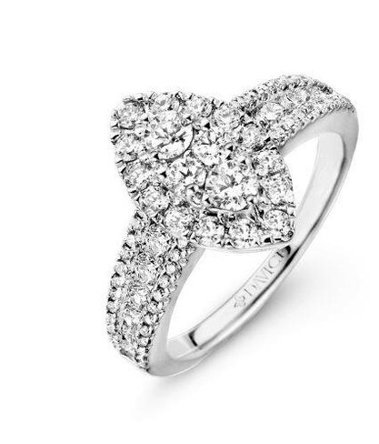 Bagues 1 - Or blanc 18 cts | DAVICE