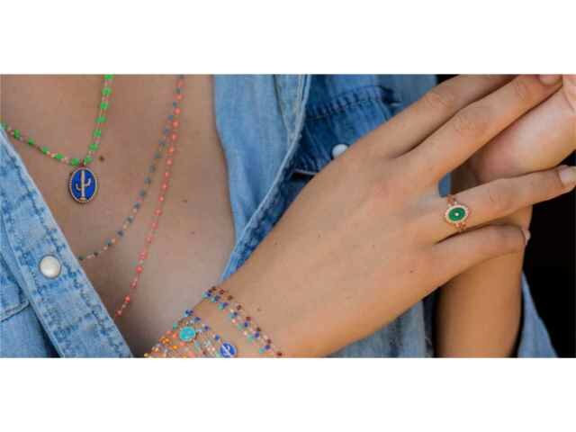 Bracelet or - Or et résine | Gigi Clozeau