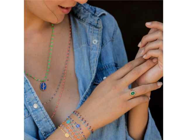 Bracelet or - Or et résine | Gigi Clozeau