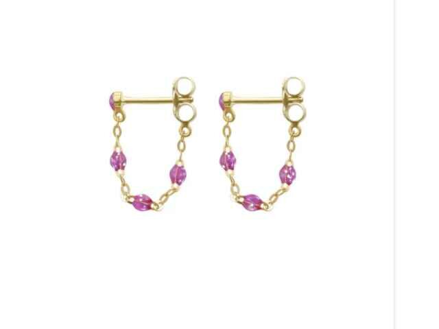 Boucles d'oreilles - Or et résine | Gigi Clozeau