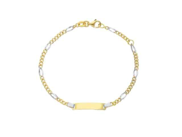 Matricules bébé - Or bicolore 18 cts | K-Collection