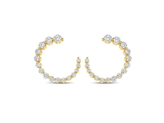 Boucles d'oreilles - Or jaune 18 cts | K-Collection