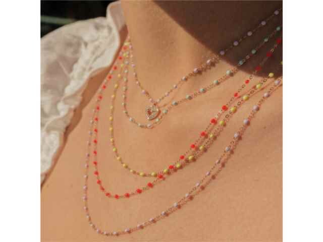 COLLIER - Or et résine | Gigi Clozeau