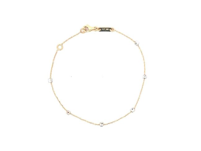 Bracelet or - Or bicolore 18 cts | Femme Adorée