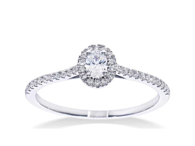 Bagues 2 - Or blanc 18 cts | K-Collection