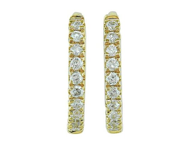 Boucles d'oreilles - Or jaune 18 cts | K-Collection