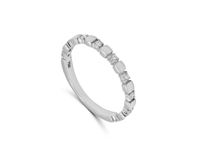 Bagues 1 - Or blanc 18 cts | K-Collection