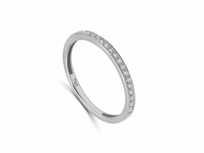 Bagues 1 - Or blanc 18 cts | Brillant