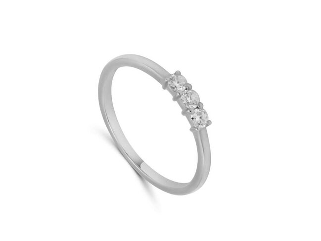 Bagues 2 - Or blanc 18 cts | Brillant