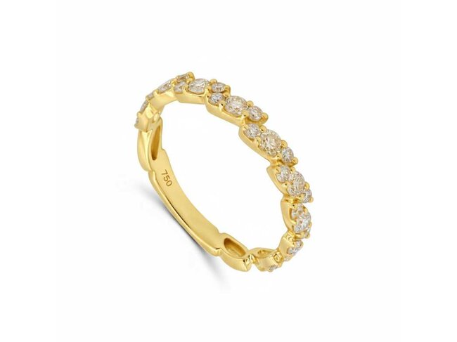 Bagues 1 - Or jaune 18 cts | Brillant