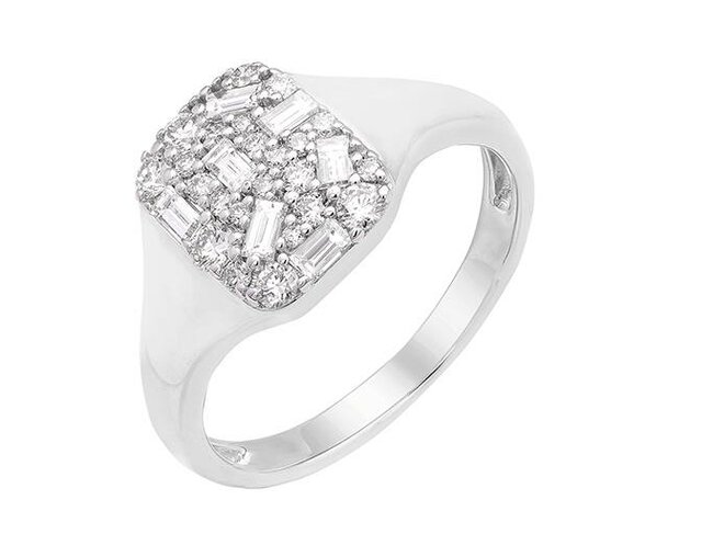 Bagues 2 - Or blanc 18 cts | K-Collection