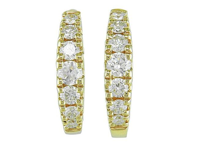 Boucles d'oreilles - Or jaune 18 cts | K-Collection