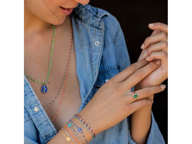 Bracelet or - Or et résine | Gigi Clozeau