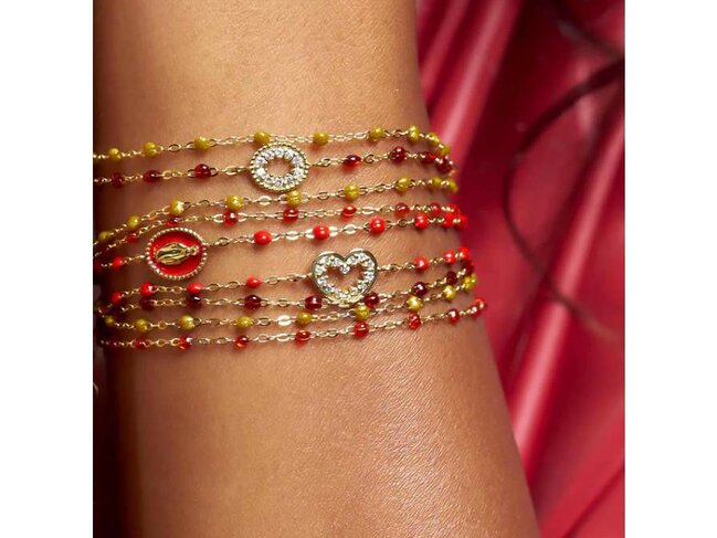 Bracelet or - Or et résine | Gigi Clozeau
