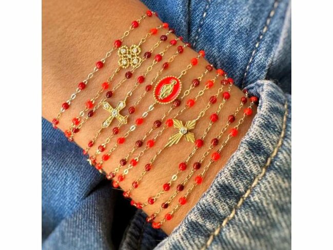 Bracelet or - Or et résine | Gigi Clozeau