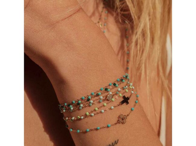 Bracelet or - Or et résine | Gigi Clozeau