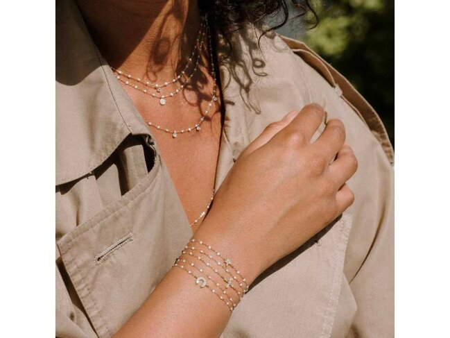 Bracelet or - Or et résine | Gigi Clozeau