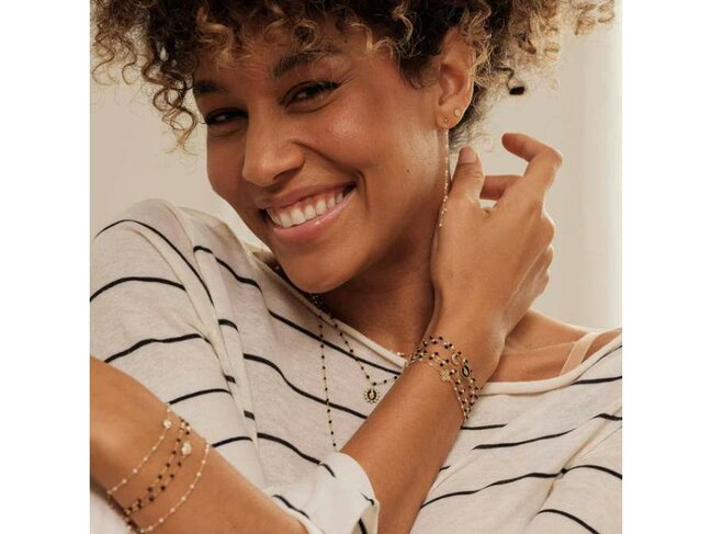 Bracelet or - Or et résine | Gigi Clozeau