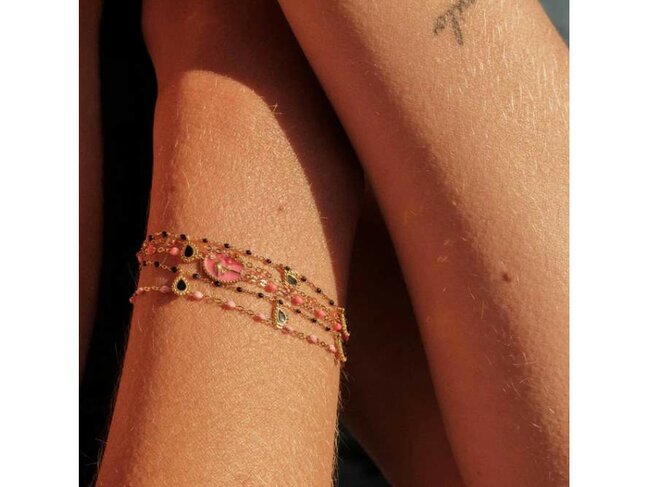 Bracelet or - Or et résine | Gigi Clozeau