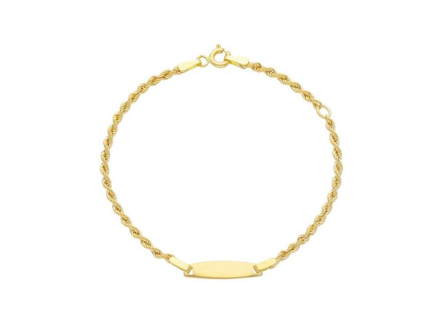 Matricules bébé - Or jaune 18 cts | K-Collection