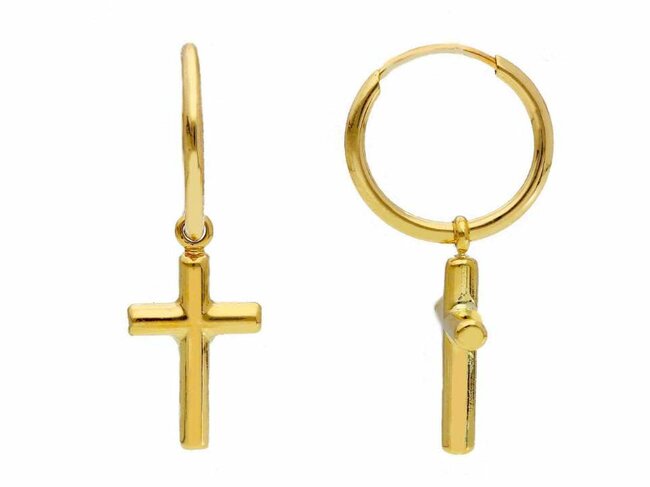 Boucles d'oreilles - Or jaune 18 cts | K-Collection