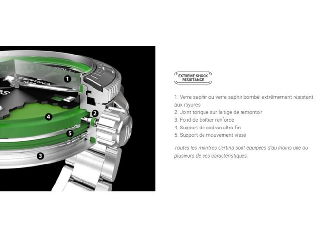 Montre Certina - Titane