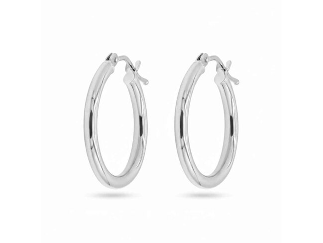 Boucles d'oreilles - Or blanc 18 cts | Femme Adorée