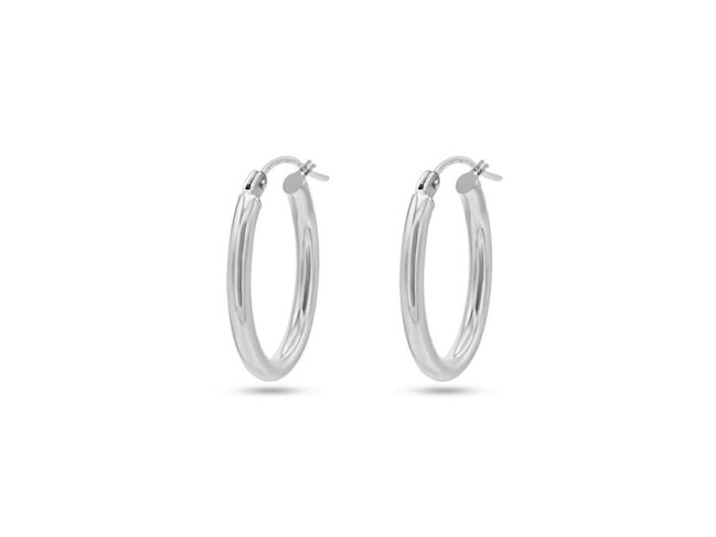 Boucles d'oreilles - Or blanc 18 cts | Femme Adorée