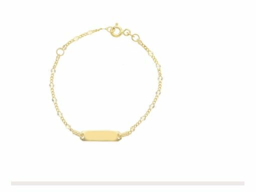 Matricules bébé - Or bicolore 18 cts | K-Collection