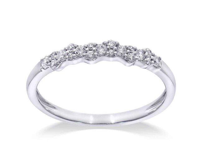 Bagues 4 - Or blanc 18 cts | K-Collection
