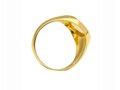 Chevalière - Or jaune 18 cts | Bague