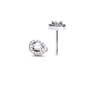 Boucles d'oreilles - Or blanc 18 cts | Chaine