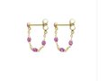 Boucles d'oreilles - Or et résine | Gigi Clozeau
